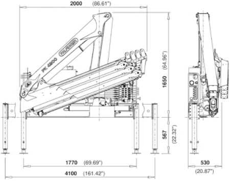 Loader Crane PK4200 3